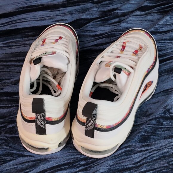 Nike Air Max 97, size 9, white and multi color - Picture 2 of 7